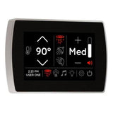 ThermaSol SignaTouch Series 5" Smart Touchscreen Steam Shower Control, Contemporary Flushmount