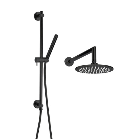ThermaSol Complete Rain Shower Fixture Package, Round