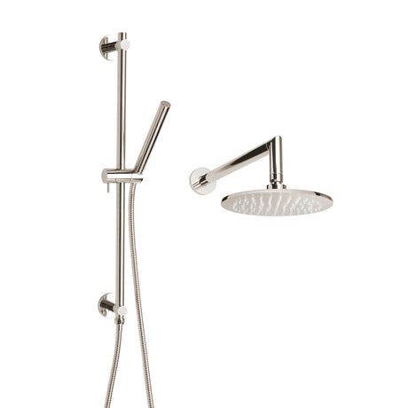 ThermaSol Complete Rain Shower Fixture Package, Round