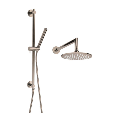 ThermaSol Complete Rain Shower Fixture Package, Round