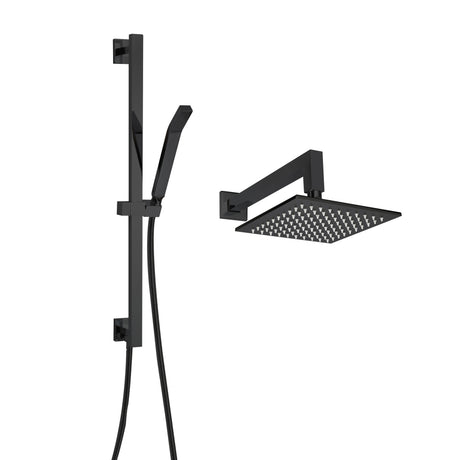 ThermaSol Complete Rain Shower Fixture Package, Round