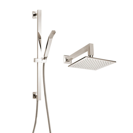 ThermaSol Complete Rain Shower Fixture Package, Round