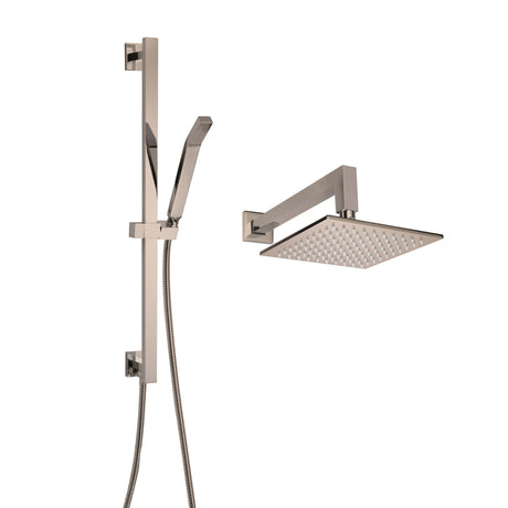 ThermaSol Complete Rain Shower Fixture Package, Round