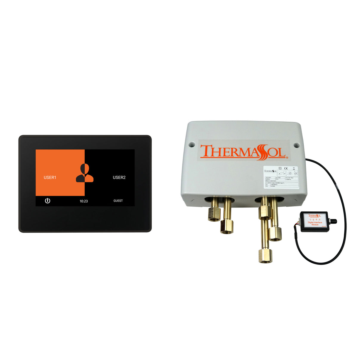 ThermaSol ThermaTouch 7" Control and Digital Valve Shower Package