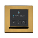 ThermaSol Easy Start Series Steam Shower Control, Modern Recessed Square