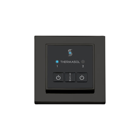 ThermaSol Easy Start Series Steam Shower Control, Modern Recessed Square