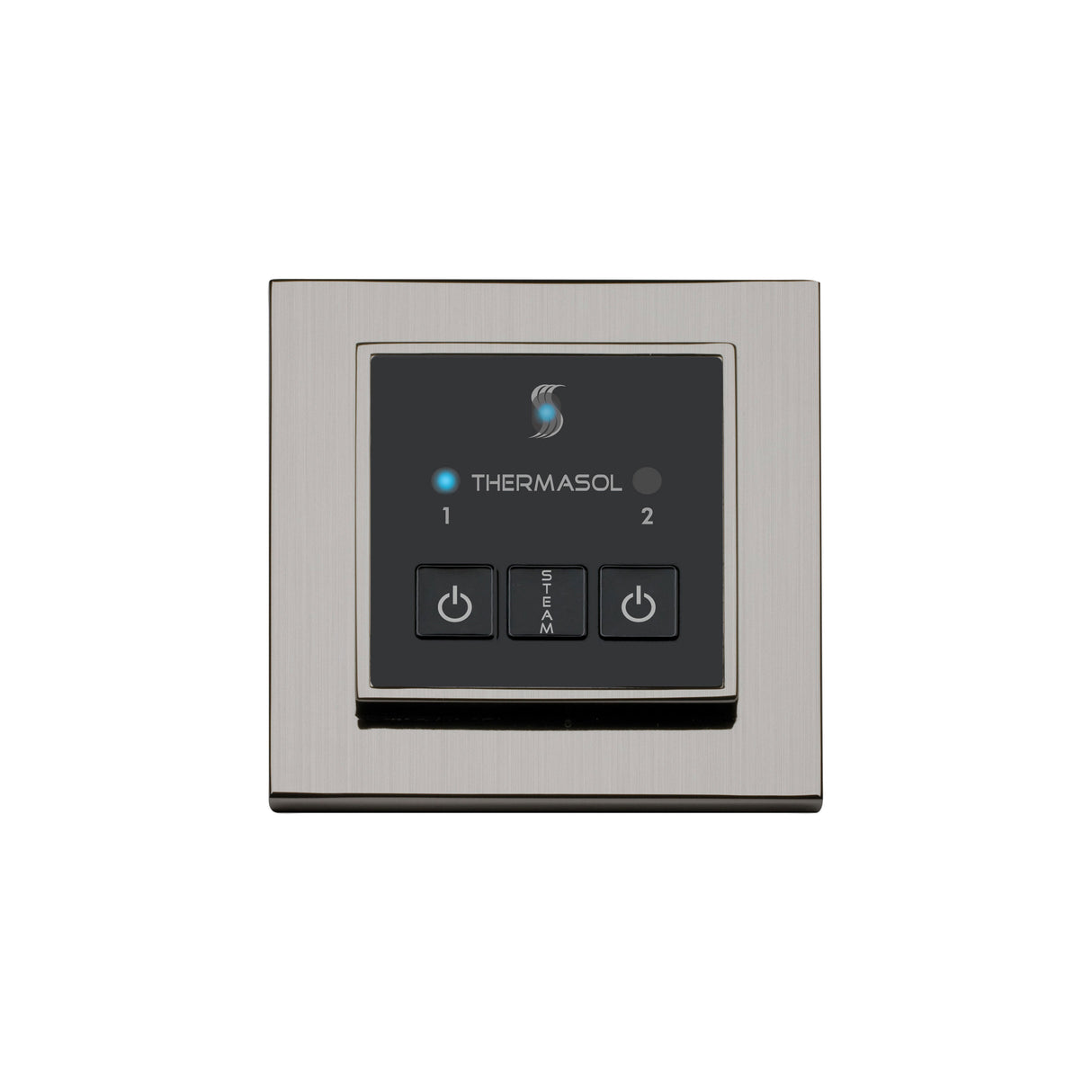 ThermaSol Easy Start Series Steam Shower Control, Modern Recessed Square
