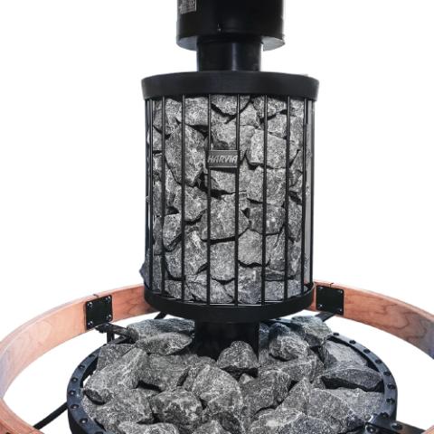 Harvia Legend 150 Deluxe WH Wood Burning Sauna Stove Package, 16kW