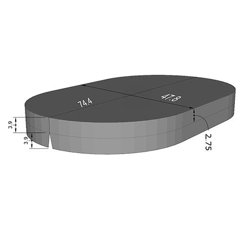 SaunaLife Insulated Cover for S2 Hot/Cold Plunge Tubs