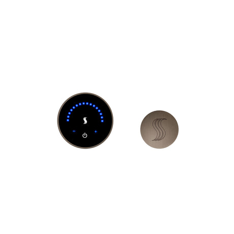 ThermaSol MicroTouch Steam Shower Control with SteamVection Steamhead Kit, Flushmount