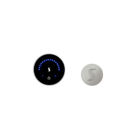 ThermaSol MicroTouch Steam Shower Control with SteamVection Steamhead Kit, Flushmount