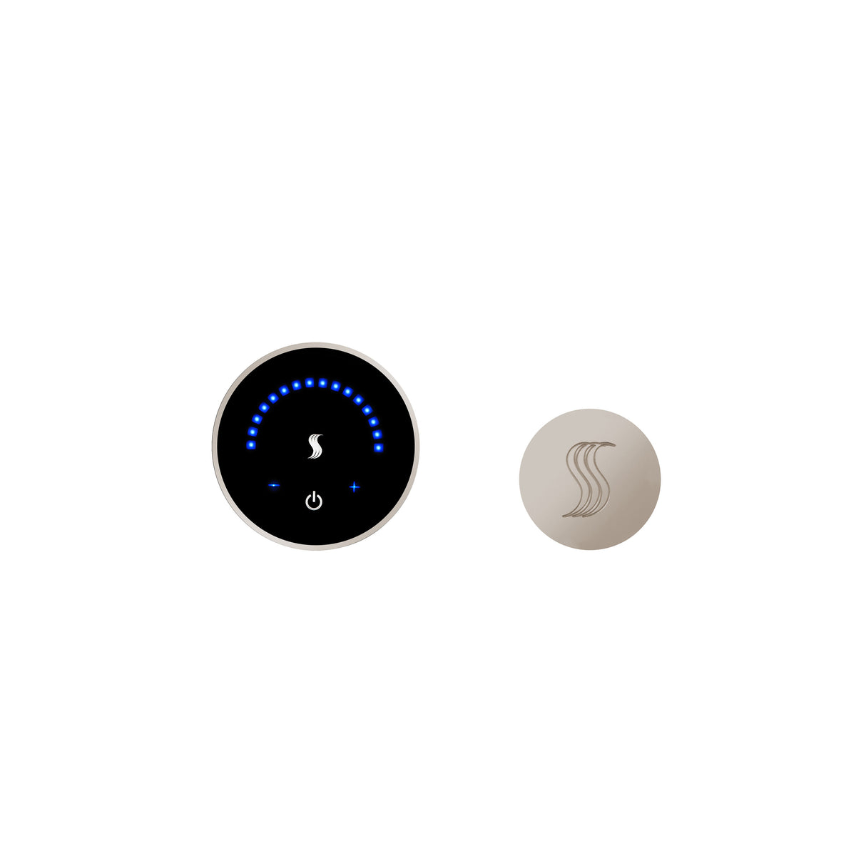 ThermaSol MicroTouch Steam Shower Control with SteamVection Steamhead Kit, Flushmount