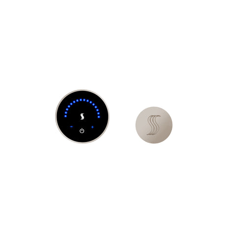 ThermaSol MicroTouch Steam Shower Control with SteamVection Steamhead Kit, Flushmount