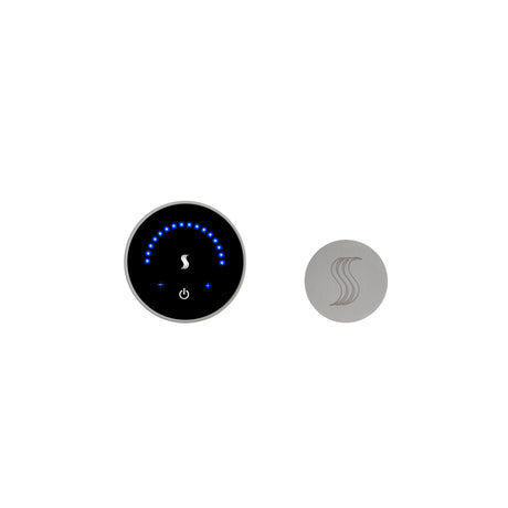 ThermaSol MicroTouch Steam Shower Control with SteamVection Steamhead Kit, Flushmount
