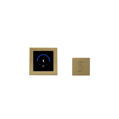 ThermaSol MicroTouch Steam Shower Control with SteamVection Steamhead Kit, Square