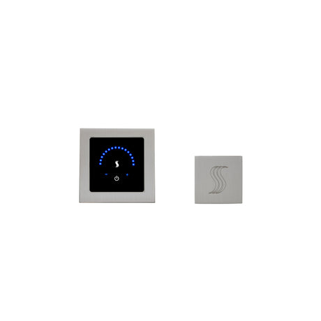 ThermaSol MicroTouch Steam Shower Control with SteamVection Steamhead Kit, Square