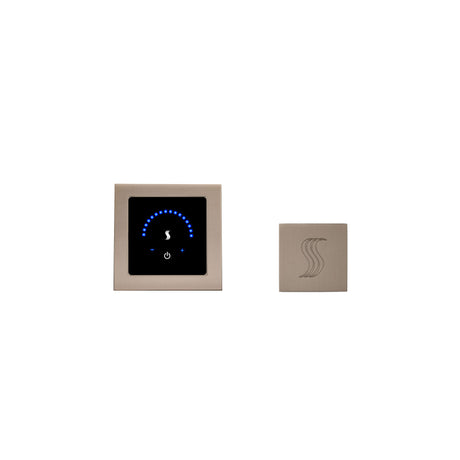 ThermaSol MicroTouch Steam Shower Control with SteamVection Steamhead Kit, Square