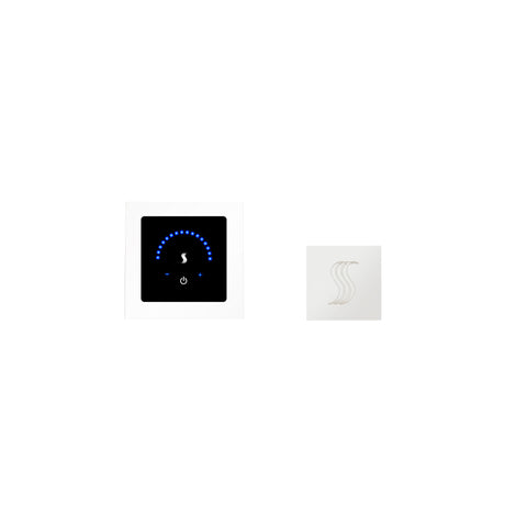 ThermaSol MicroTouch Steam Shower Control with SteamVection Steamhead Kit, Square