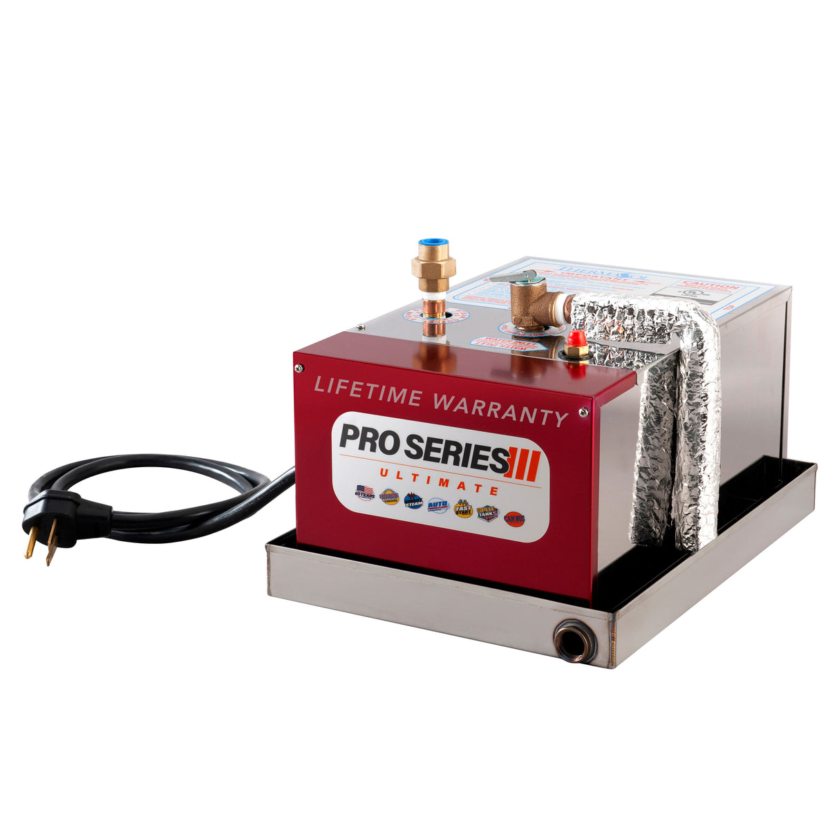 ThermaSol Pro Series III Ultimate Steam Shower Generator with Fast Start, powerflush, and Smart Steam, 10kW