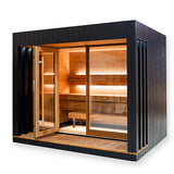 Saunum AirCube 3 Terrace Outdoor Sauna, 4 Person