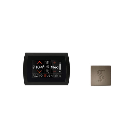 ThermaSol SignaTouch 5" Steam Shower Control with SteamVection Steamhead Kit, Square