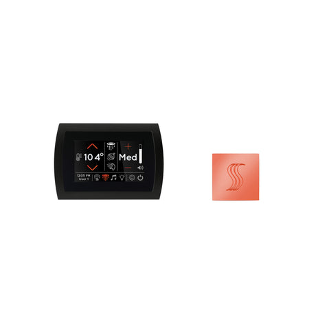ThermaSol SignaTouch 5" Steam Shower Control with SteamVection Steamhead Kit, Square