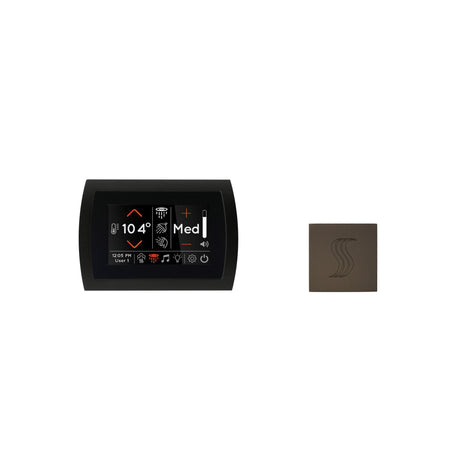 ThermaSol SignaTouch 5" Steam Shower Control with SteamVection Steamhead Kit, Square
