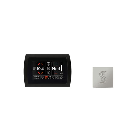 ThermaSol SignaTouch 5" Steam Shower Control with SteamVection Steamhead Kit, Square