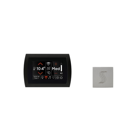 ThermaSol SignaTouch 5" Steam Shower Control with SteamVection Steamhead Kit, Square