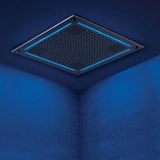 ThermaSol HydroVive 14" Light, Sound, and Rain Shower System, Square