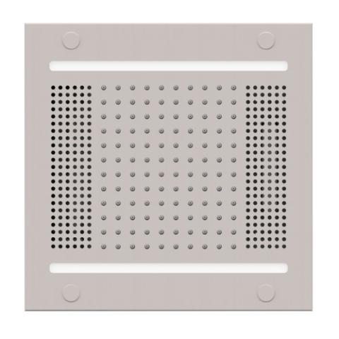 ThermaSol HydroVive 14" Light, Sound, and Rain Shower System, Square