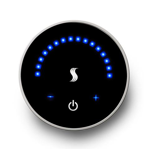 ThermaSol MicroTouch Series Steam Shower Control, Contemporary Flushmount Round