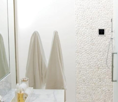 ThermaSol MicroTouch Series Steam Shower Control, Modern Recessed Square
