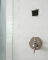 ThermaSol MicroTouch Series Steam Shower Control, Modern Recessed Square