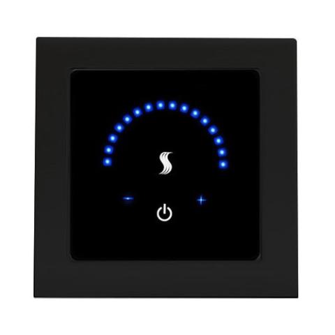 ThermaSol MicroTouch Series Steam Shower Control, Modern Recessed Square