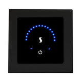 ThermaSol MicroTouch Series Steam Shower Control, Modern Recessed Square