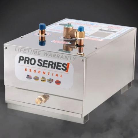 ThermaSol Pro Series I Essential Steam Shower Generator with Fast Start, 6kW
