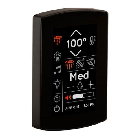 ThermaSol SignaTouch Series 5" Smart Touchscreen Steam Shower Control, Modern Recessed