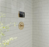 ThermaSol SignaTouch Series 5" Smart Touchscreen Steam Shower Control, Contemporary Flushmount