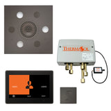ThermaSol ThermaTouch 10" Control Serenity Rainhead Total Steam Shower Package, Square