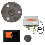 ThermaSol ThermaTouch 7" Control Serenity Rainhead Total Steam Shower Package, Round