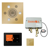 ThermaSol ThermaTouch 7" Control Serenity Rainhead Total Steam Shower Package, Square