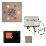 ThermaSol ThermaTouch 7" Control Serenity Rainhead Total Steam Shower Package, Square