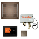 ThermaSol ThermaTouch 7" Control HydroVive 18" Rainhead Total Steam Shower Package