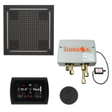 ThermaSol SignaTouch 5" Flushmount Control HydroVive 18"in Rainhead Total Steam Shower Package