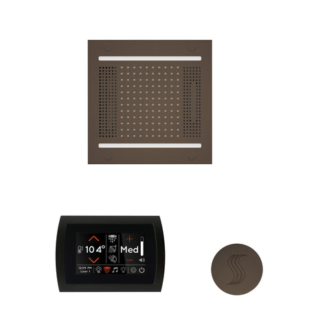 ThermaSol SignaTouch 5" Flushmount Control, HydroVive 14", and SteamVection Shower Package