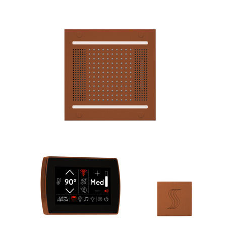 ThermaSol SignaTouch 5" Recessed Control, HydroVive 14", and SteamVection Shower Package