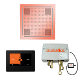ThermaSol ThermaTouch 7" Control, HydroVive 18" Rainhead, and Digital Shower Valve Package