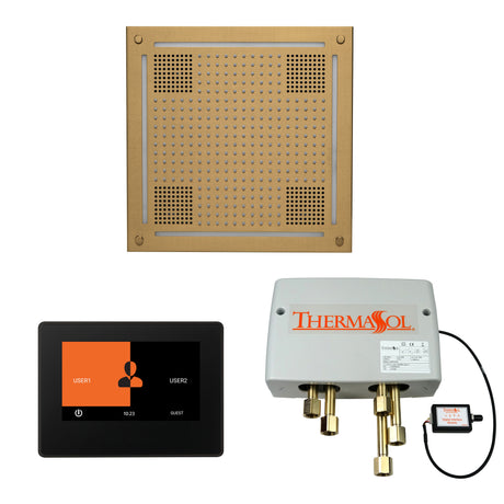 ThermaSol ThermaTouch 7" Control, HydroVive 18" Rainhead, and Digital Shower Valve Package