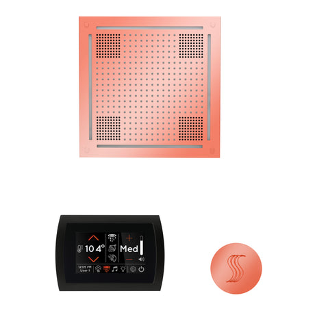 ThermaSol SignaTouch 5" Flushmount Control, HydroVive 18", and SteamVection Shower Package